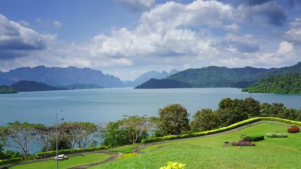 Cheow Lan Lake in Southern Thailand
