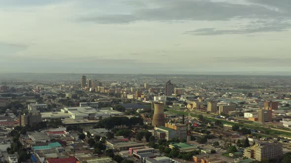 Aerial View Lusaka Zambia