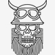 Dead Bearded Biker Kit - GraphicRiver Item for Sale