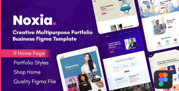 Noxia - Creative Multipurpose Portfolio Business Figma Template