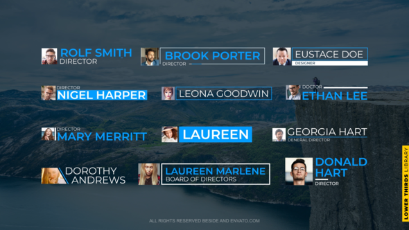 Lower Thirds Photo Edition | AE