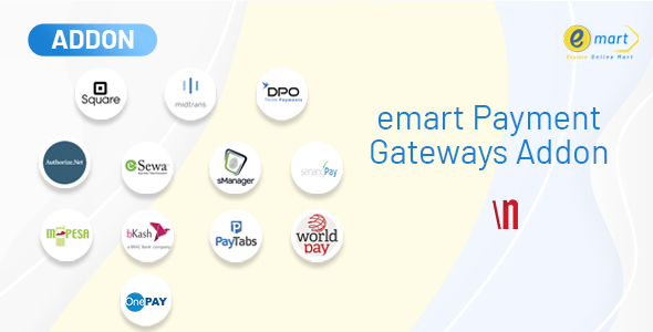 emart – Payment Gateways Addon