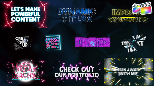 Dynamic Titles | FCPX alt