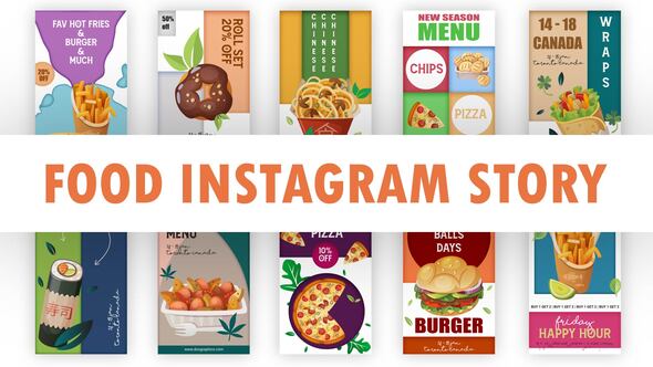 Food Instagram Story Template