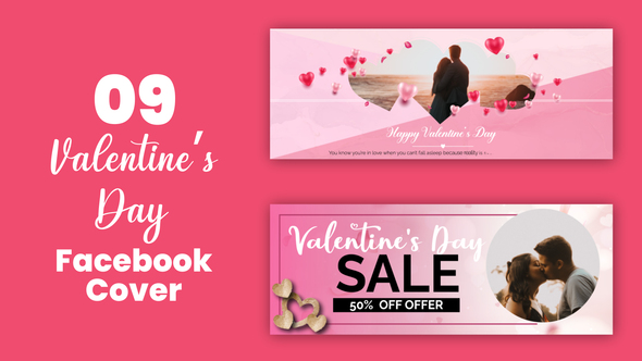 Valentine Sale Offer Facebook Cover