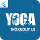 Flutter Yoga Workout Android App Template + ios App Template | Daily Yoga Workout At Home UI - CodeCanyon Item for Sale