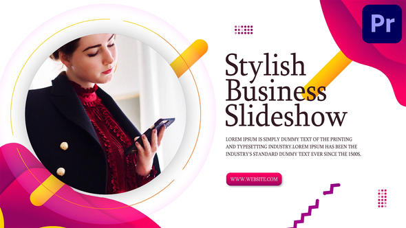 Stylish Business Slideshow | Mogrt