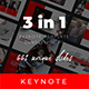 3 in 1 Multipurpose Keynote Template Bundle(Vol.11) - GraphicRiver Item for Sale