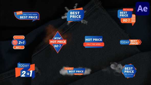 VFX Sale Titles for After Effects alt