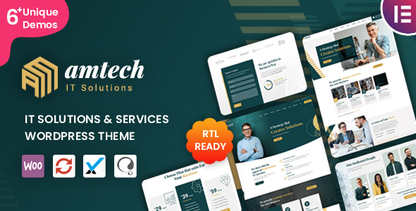 Amtech – IT Solutions & Services WordPress Theme