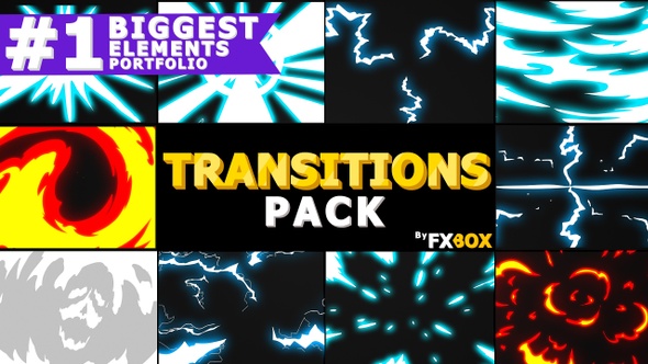 Dynamic Handy Transitions | Motion Graphics Pack