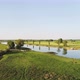 AERIAL Green field and river / Brummen, Gelderland, Netherlands - VideoHive Item for Sale