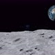 Walk through the Moon. Closeup surface animation. - VideoHive Item for Sale