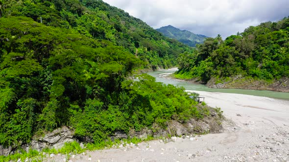 River in Cordillera Mountains, Philippines