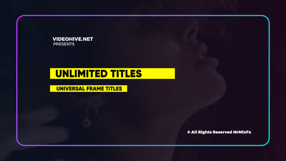 Universal Frame / Unlimited Titles