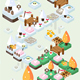 Snow Isometric Game Assets - GraphicRiver Item for Sale