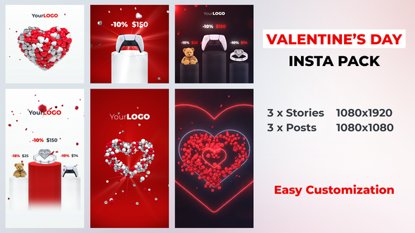 Valentine's Day Product Promo Pack Instagram