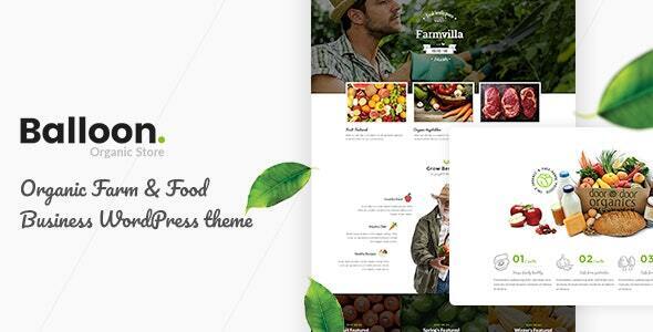 Balloon | Organic Farm & Food Business WordPress Themes