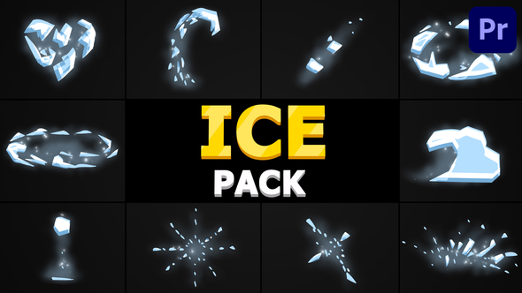 Cartoon Ice Pack | Premiere Pro MOGRT