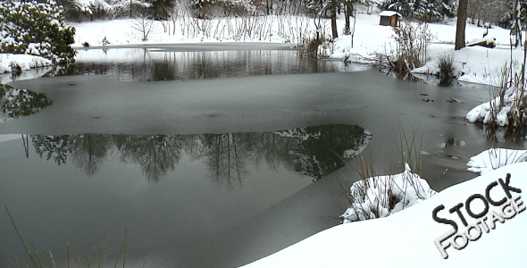 "Winter Lake" FullHD Stock Footage H.264