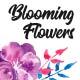 Blooming Flowers. Watercolor Pack - VideoHive Item for Sale