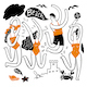 Summer Collection of Hand Drawn People on The Beach - GraphicRiver Item for Sale