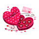 Valentine's Chocolate Box - GraphicRiver Item for Sale