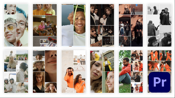 25 Grid Instagram Stories and Reels | Premiere Pro