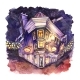 Night Cosy Amsterdam House - GraphicRiver Item for Sale