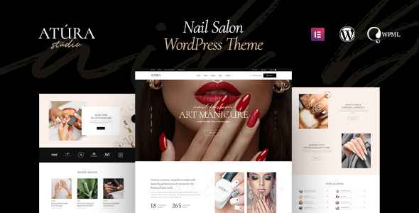 Atura – Nail & Beauty Salon WordPress Theme