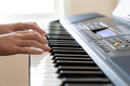 Hands of musician playing keyboard - PhotoDune Item for Sale