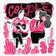 Couples Looking Singer with Love in The Park - GraphicRiver Item for Sale