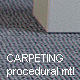 Carpeting Hi-Res procedural material - 3DOcean Item for Sale