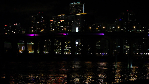 Downtown Miami At Night 2