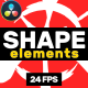 Shape Elements // DaVinci - VideoHive Item for Sale