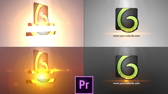 Simple Minimal Flip Logo - Premiere Pro
