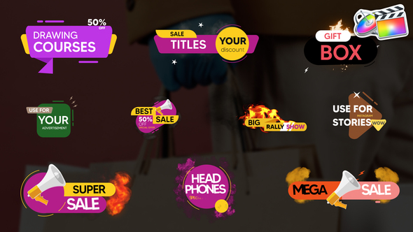 Sale Titles for FCPX alt