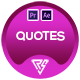 Quotes Titles | Elegant Modern V.3 | MOGRT - VideoHive Item for Sale