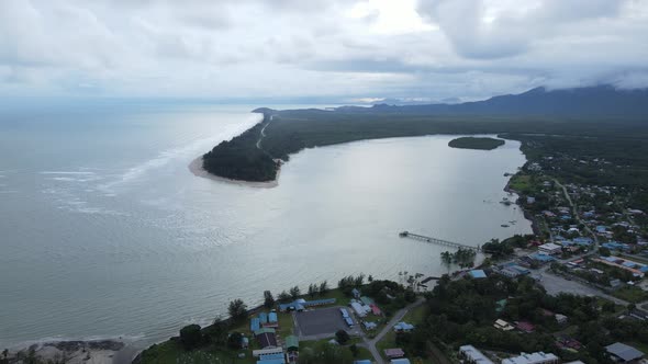 Prawn Fish Farm Aerial