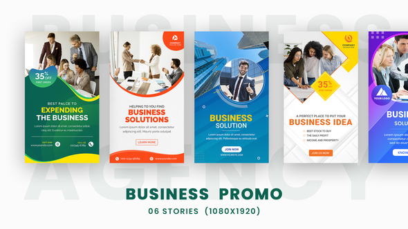 Business Corporate Promo Stories Pack alt