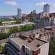 Aerial View of Buildings in Different Architectural Style in Russian City Samara at Summer Day - VideoHive Item for Sale