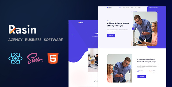 Rasin - Business & Consulting React Template