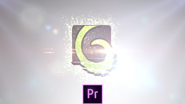 Minimal Glitters Logo - Premiere Pro