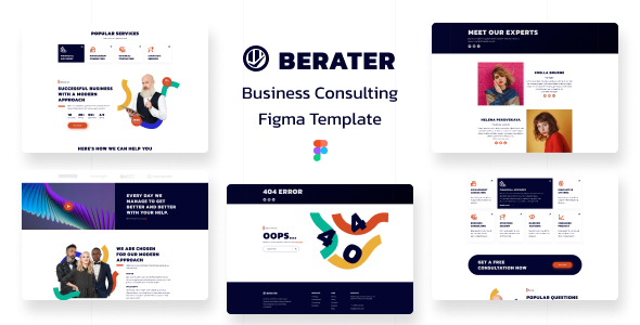 BERATER-Business Consulting Figma Template