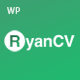 RyanCV Resume WordPress Theme - ThemeForest Item for Sale