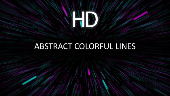Abstract Colorful Lines