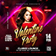 Valentine Party Flyer 2 - GraphicRiver Item for Sale