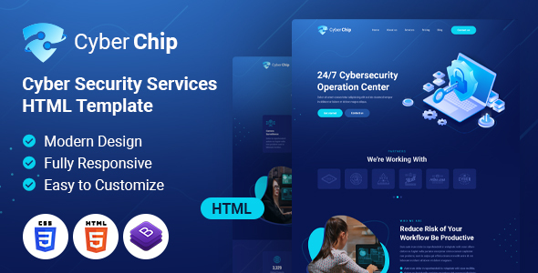 CyberChip Web Security | HTML Template