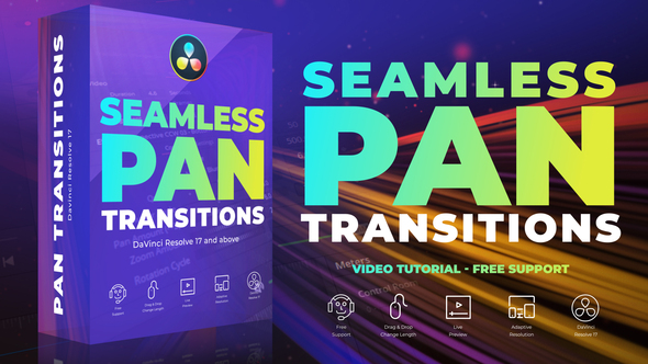 Seamless Pan Transitions for DaVinci Resolve