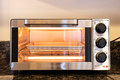 Stainless steel toaster oven in the kitchen countertop - PhotoDune Item for Sale